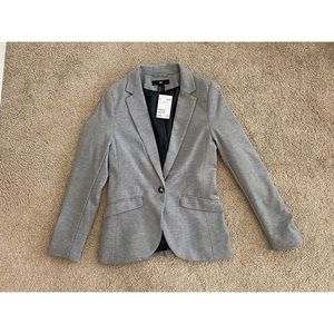 H&M Grey Women Blazer Jacket (US size 6) Brand New